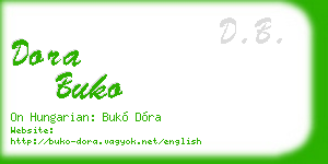 dora buko business card